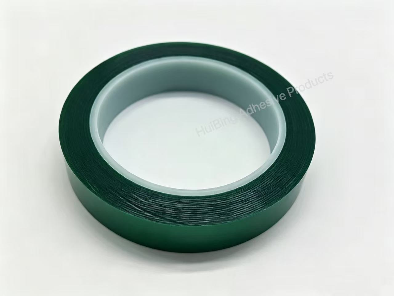 55μm Green PET Silicone Tape with 180℃ Heat Resistance and Residue-Free Peeling for Electronics Protection