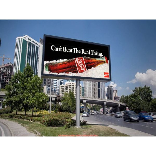 Outdoor LED Display P6 Pixel Pitch IP65 Waterproof 4500-5500cd/㎡ Brightness for Advertising and Commercial Use
