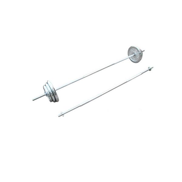 solid chromed straight barbell bar  curl barbell bar for 1.2m 1.5m 1.8m