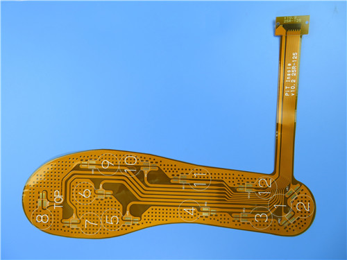 2-Layer Flexible Printed Circuit (FPC) Built on Polyimide for Sports Insole