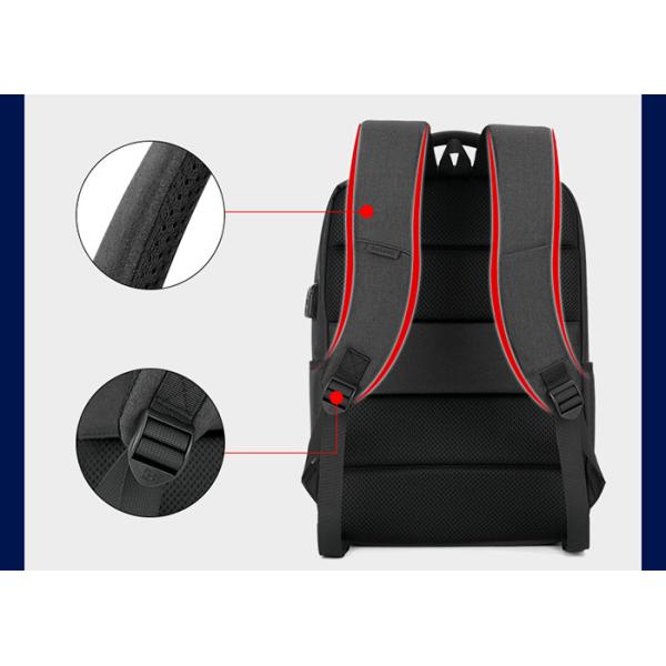 High Quality Anti-theft Waterproof USB Backpack Laptop Backpack With USB Cable