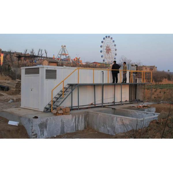 Hotel MBBR Sewage Treatment Plant Portable Waste Water Treatment Plant 30-250t/D