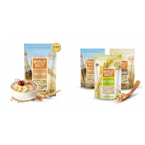 OEM MOQ 500 Digital Printed Stand Up Pouches Oat Hot Cereal Packaging