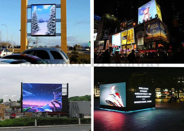 P6mm Giant Led Digital Advertising Display Waterproof Outdoor 1R1G1B SMD2727