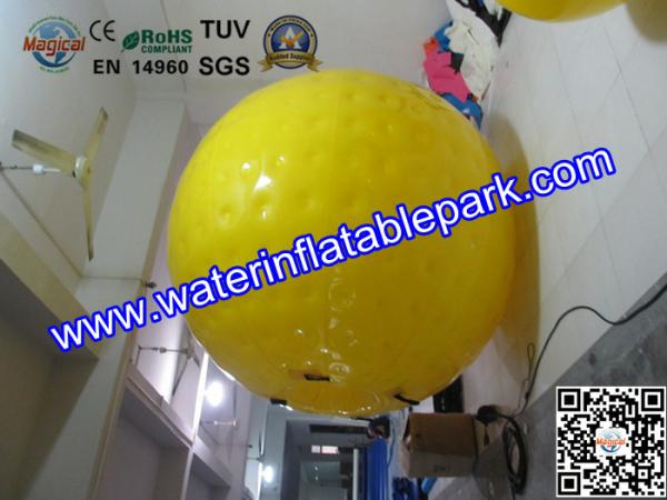 Yellow Giant  Inflatable Zorb Ball  For Adults ,  Rolling Inflatable Ball