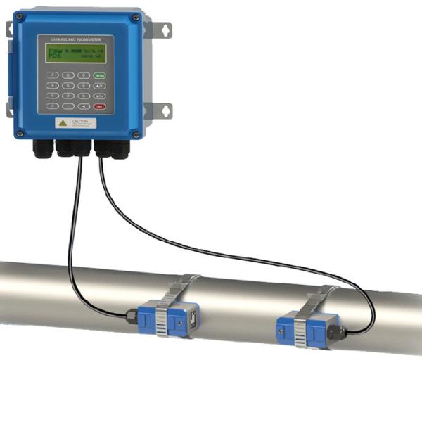 Grampo externo do medidor de fluxo ultrassônico fixado na parede de TUF-2000B no medidor de fluxo ultrassônico