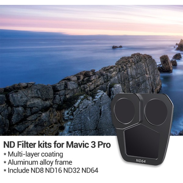 Waterproof ND Lens Filter ND8 ND16 ND32 ND64 Drone ND Filter For DJI Mavic 3 Pro
