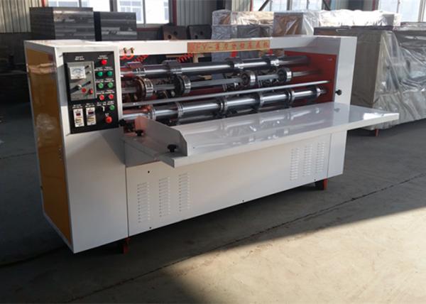 Precision Thin Blade Slitter Scorer Machine Pre Pressing Paper Feeding Type