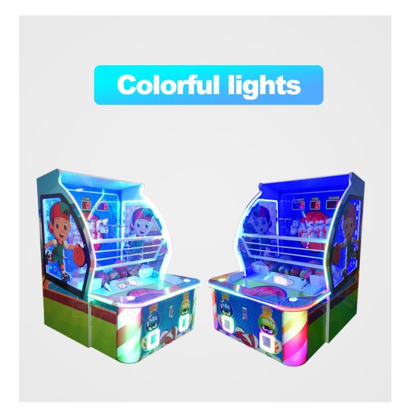 Basketball Shooting Arcade Ticket Game Machine Wooden Metal Material