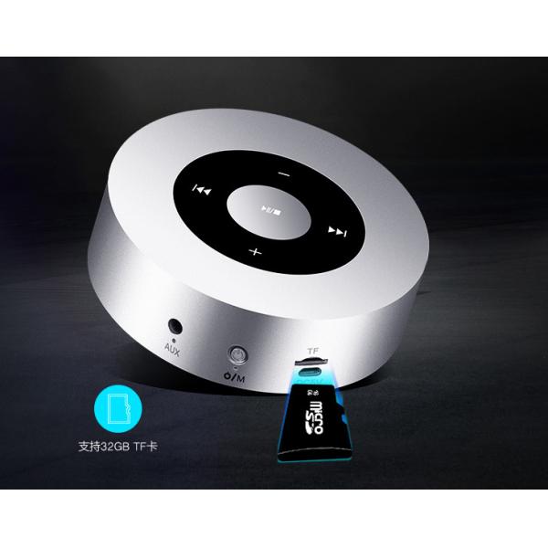 Pink Rose Wireless Bluetooth Speakers , Qi Outdoor Bluetooth Speakers Small Body Drive