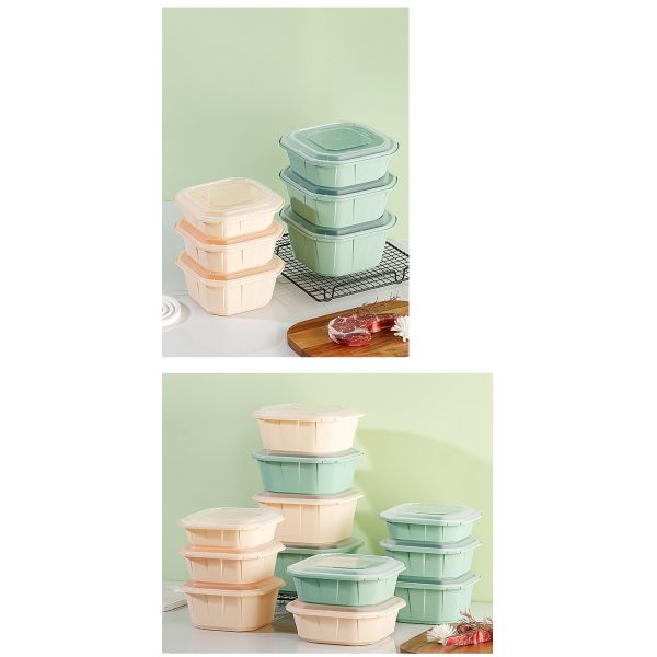Wholesale Square Plastic Food Containers with Lids for Takeaway, Deli & Meal Prep