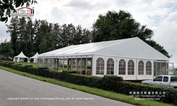 Aluminum PVC Mini Outdoor Party Tents With White Closed Curtain