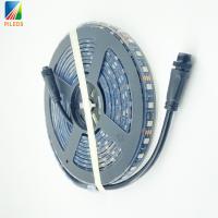 PILEDS IP68 Lumière à bande LED RGBW adressable WS2811 IC 12V/24V étanche à l'eau 4 en 1 5050 Connectivité USB PCB noir