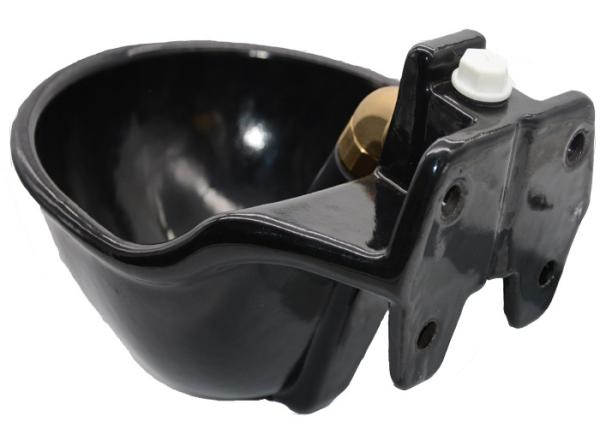 Durable Cast Iron Cattle Water Bowls Easy Cleaning Enameled Surface