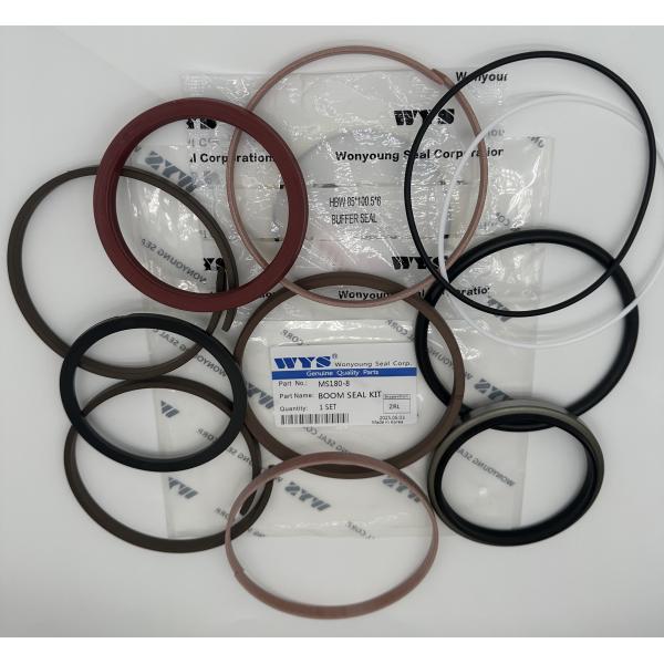 WYS Original Parts MS180-8 High Quality Excavator Repair Parts Boom Seal Kit For CATERPILLAR KOMATSU HYUNDAI HITACHI