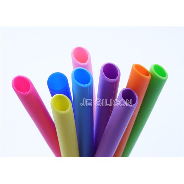 Colorful Environmental Food Grade Silicone Straws For Home Party Barware