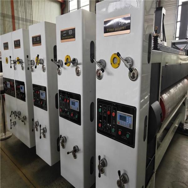 Pizza Box Flexo Printer Slot Die Cut Machine
