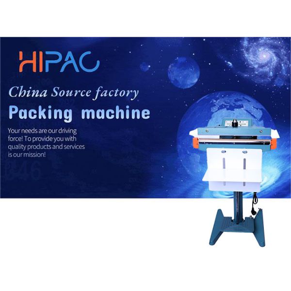 Hipac Pedal Sealer Machine for Plastics Packages Manual Foot Sealing Machine Multiple Sizes Available