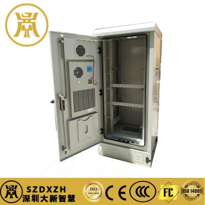Telecommunication IP55 Outdoor Power Cabinet Powder Coated With One Battery Shelf