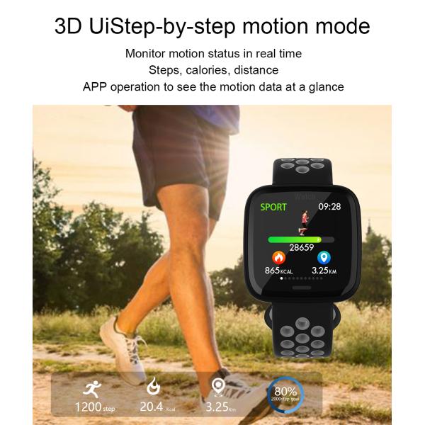 Русский поддержки распознавания речи тарифа сердца IP67 Smartwatch F12 корейский испанский японский французский