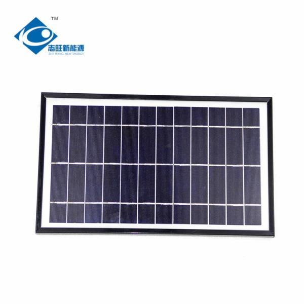 O vidro de ZW-7W laminou o carregador solar filexable do quadro de alumínio do painel solar 7W 6V