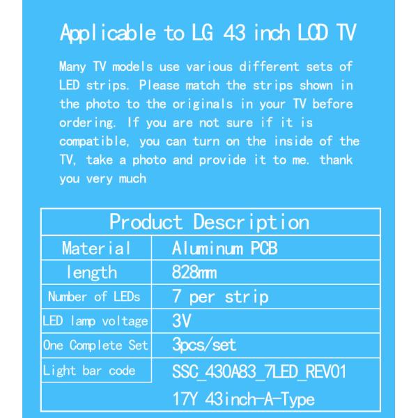 Для TCL L42P11FBDE L42V6200DEG L42V6200DEG Light Bar Lexer 42T09007-05B