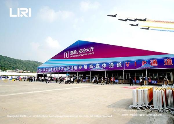50x120M Outdoor Event Tents For  International Aviation  Aerospace Exhibition