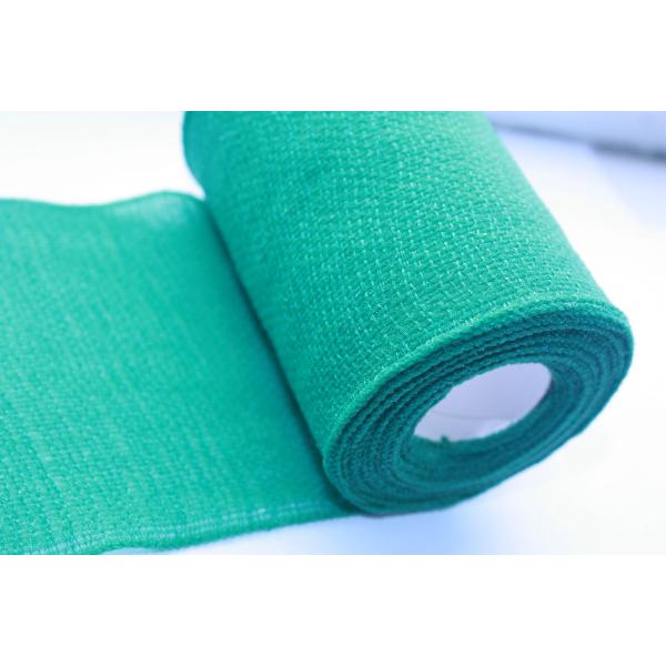 Vendaje auto-adhesivo respirable de encargo el elástico PBT de la luz verde