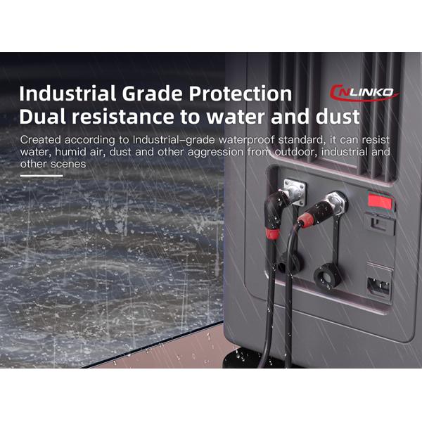 Cnlinko M12 ip68 male female 2 3 4 5 8 pin  aviation circular plug led power  industrial waterproof cable wire connector