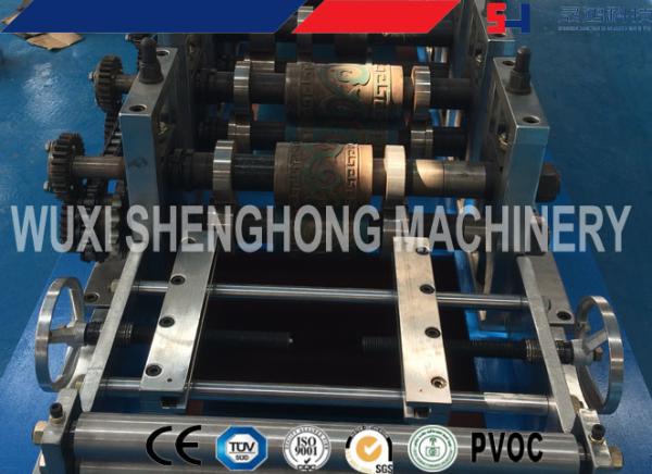 Safety Door Frame Cold Roll Forming Machine With Pre - Cutting / Auto Feeding System