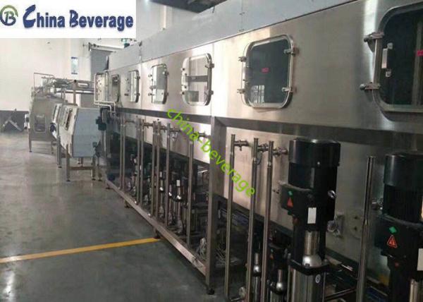 Barrel Water Bottle Filling Machine Packing Line For 5 Gallon Stainless Steel