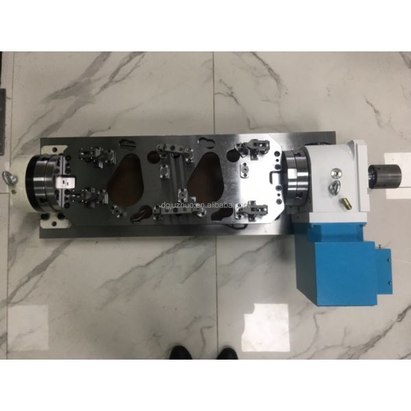Precision 170mm 4th Axis CNC Rotary Table With Motor / Bearing Steel Construction