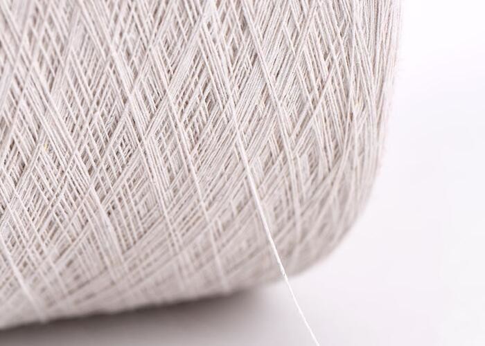 Carded Open End Ring Spinning Raw White Yarn 30s 40s For Knitting Towels