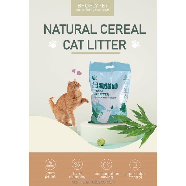Cats' Favorite Natural Cereal Cat Litter with Original Scent and Super Deodorizing