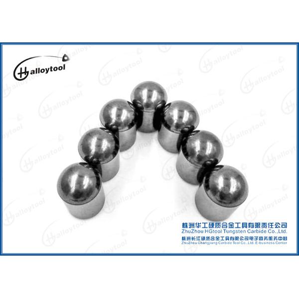 Durable Glazed Carbide Button Bits , Spherical Cemented Carbide Buttons