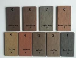 Revestimento composto plástico de madeira provisório painel de parede à prova de fogo de 205 X de 20MM Wpc exterior