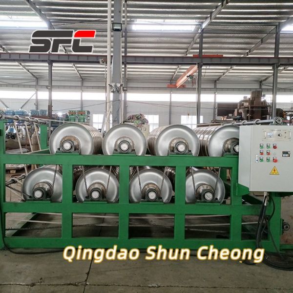 PLC Control Compact Body High Automation Fabric Core Conveyor Belt Vulcanizing Press for Rubber Strip Production Line