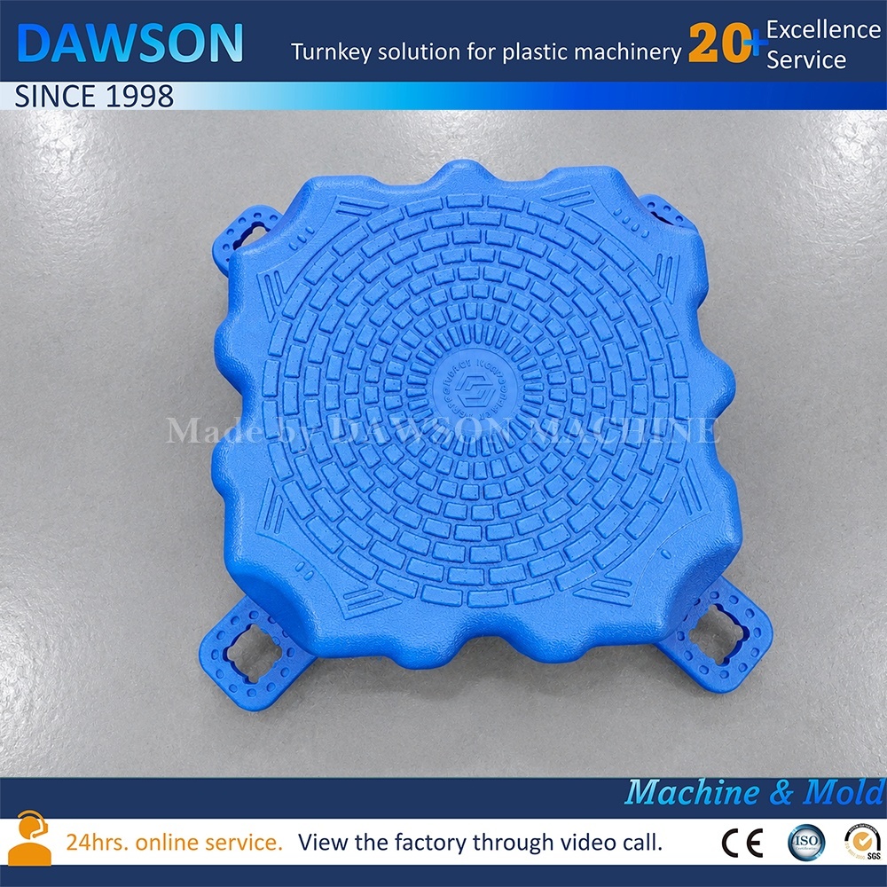 Automatic HDPE Extrusion Blow Molding Machine for Floating Cube Production with 200 kg/h Output