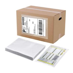 Self Adhesive Shipping Label Envelope Pouches Custom Printed Packing List