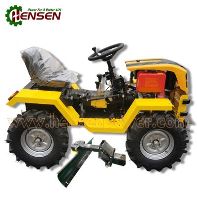 Trator pequeno multiuso a diesel Trator 4WD com nivelador de solo certificado CE