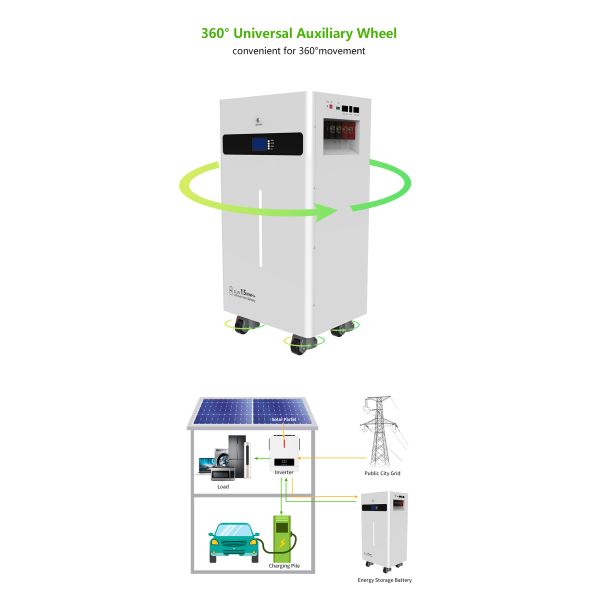 15kWh Home Energy Storage System 10kW Output 9 In 1 Smart BMS Household Solar Battery