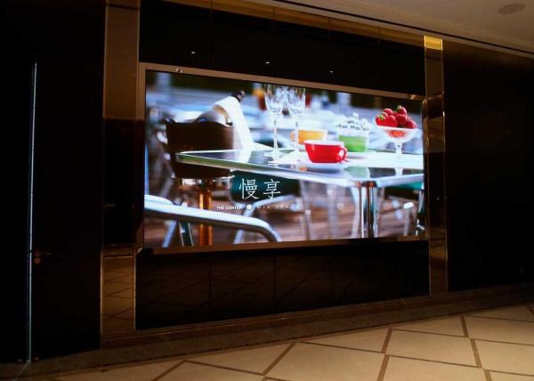 Hall / Hotel Indoor LED Video Walls , P2.5 Full HD LED Display IP30 Wide Viewing Angel
