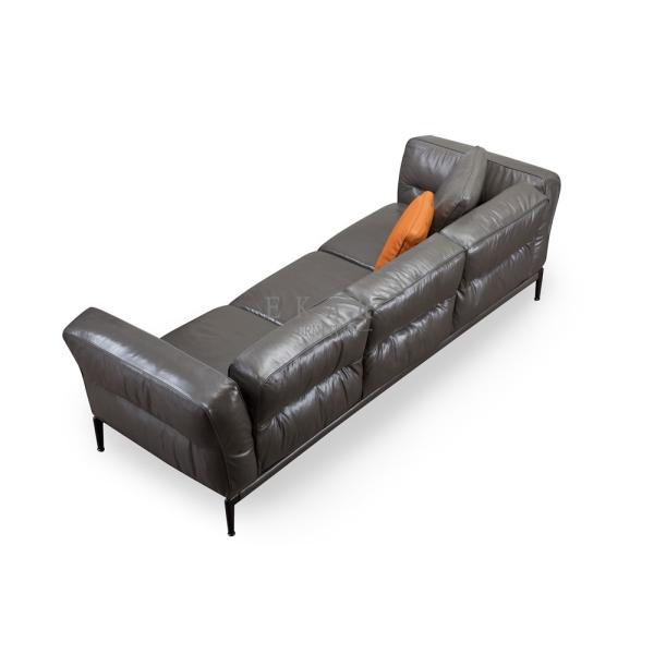 Home Latest Design Set 4 Seater Modern Leather Sofa