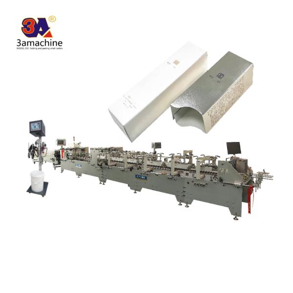 380V Voltage Textiles Folder Gluing Machine for Professional Presentation Folders