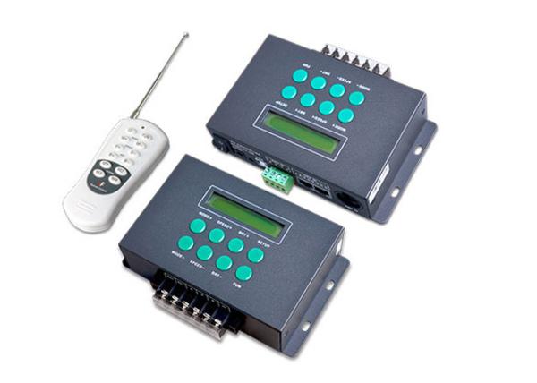 12- 24VDC 8A / CH 3CH LED RGB / DMX / RDM Controller with RF Remote Controller