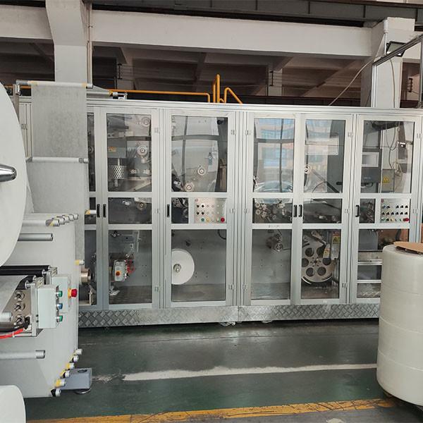 High Speed Baby Diaper Manufacturing Machine PLC Control Customizable
