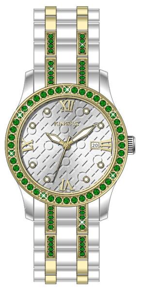 Diamond on bezel 30.0mm round all stainless steel watches for ladies ,ladies jewelry watch