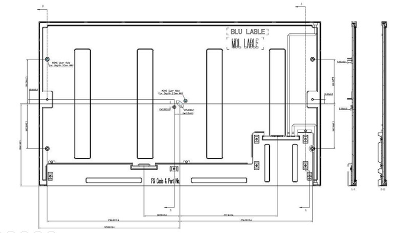 27 дюймовый UFD TFT LCD дисплей 60Hz 1000nits