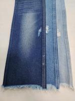 Poids lourd coton polyester rayon noir INDIGO Denim Tissu avec 6 * 6 Construction JSD3230 14,8 oz