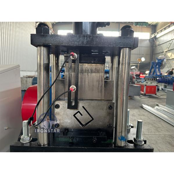 Guide rail roll forming machine machine in Brazil slide rail forming machine | shutter door track machine